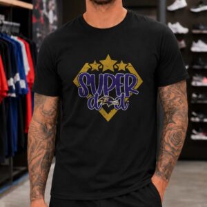 Super Dad Ravens Fan Father's Day Gift For Dad Baltimore Ravens NFL T-Shirt