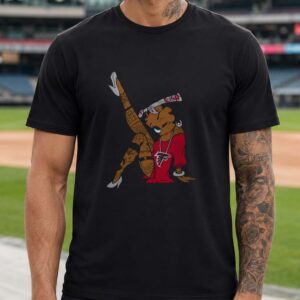 Tattooed Betty Boop Badass Atlanta Falcons NFL Fan T-Shirt
