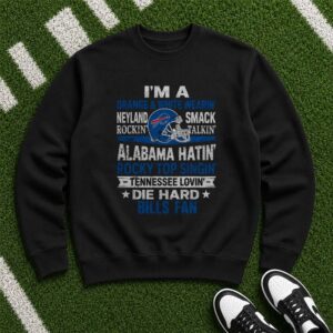Tennessee Rocky Top Lovin Alabama Hatin Buffalo Bills Die Hard Football T-Shirt