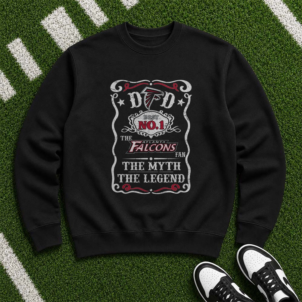 The Man The Myth The Legend Jack Daniels Style Atlanta Falcons Fan T-Shirt The Man The Myth The Legend Jack Daniels Style Atlanta Falcons Fan T-Shirt