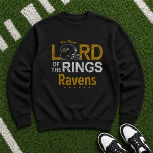 The Real Lord Of The Rings Proud Fan Baltimore Ravens NFL T-Shirt