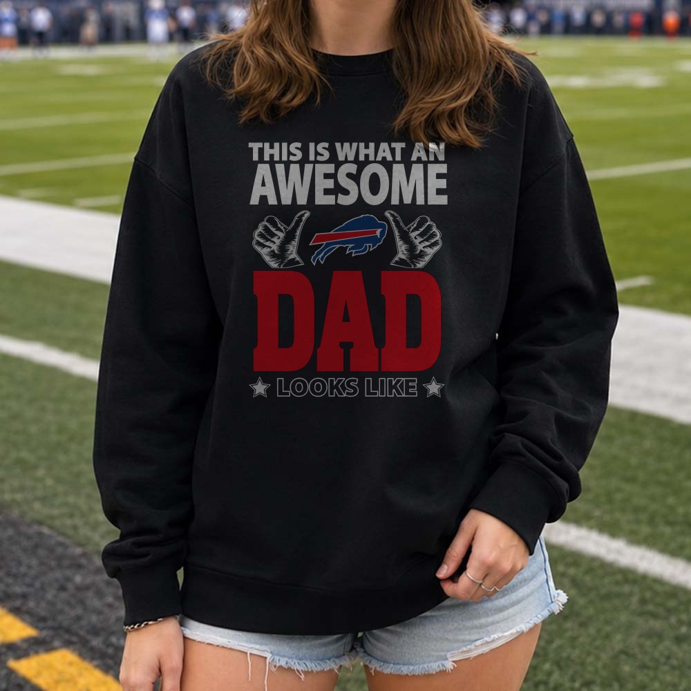 This Is What An Awesome Dad Looks Like Father’s Day Buffalo Bills T-Shirt This Is What An Awesome Dad Looks Like Father’s Day Buffalo Bills T-Shirt