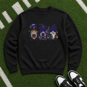 Three Gnomes Gnome Lover Baltimore Ravens Women T-Shirt