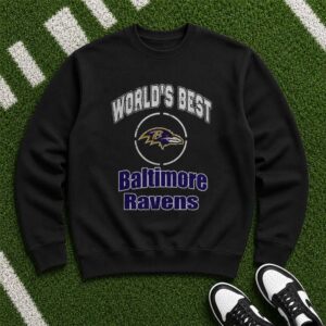 World’s Best Baltimore Ravens Fan Proud Die Hard NFL T-Shirt