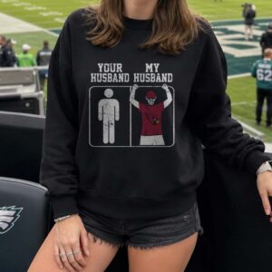 Your Husband My Husband Arizona Cardinals Funny Football Fan Wife T-Shirt