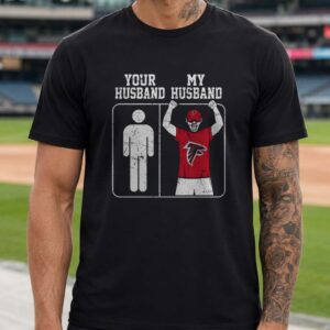 Your Husband My Husband Falcons Fan Funny Wife Women Atlanta Falcons NFL T-Shirt